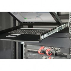 CONSOLE TFT 17" PER RACK 19" 1 PORTA KVM E TOUCHPAD TASTIERA ITALIANA DIGITUS