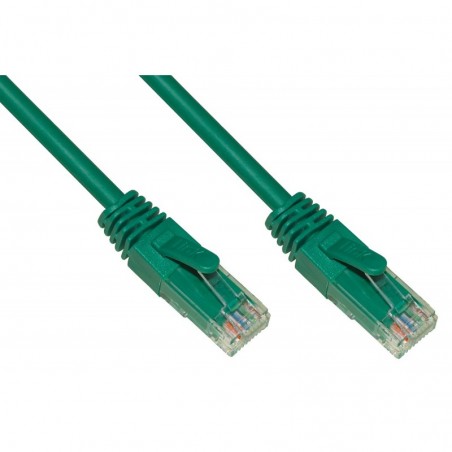 CAVO RETE CATEGORIA 6A NON SCHERMATO UTP AWG24 COLORE VERDE HALOGENFREE MT 0,25