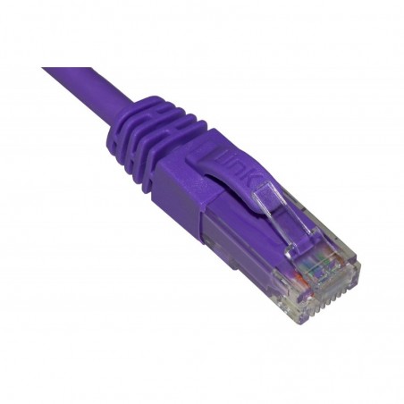 CAVO RETE CATEGORIA 6A NON SCHERMATO UTP AWG24 COLORE VIOLA HALOGENFREE MT 0,25