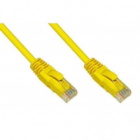 CAVO RETE CATEGORIA 6A NON SCHERMATO UTP AWG24 COLORE GIALLO HALOGENFREE MT 0,25