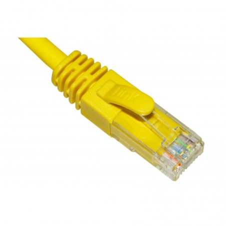 CAVO RETE CATEGORIA 6A NON SCHERMATO UTP AWG24 COLORE GIALLO HALOGENFREE MT 0,25