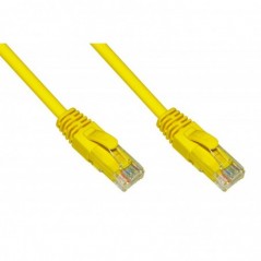 CAVO RETE CATEGORIA 6A NON SCHERMATO UTP AWG24 COLORE GIALLO HALOGENFREE MT 7,5