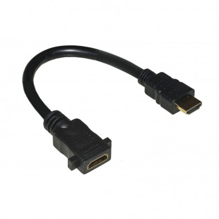 CAVO HDMI MASCHIO/FEMMINA DA PANNELLO CM 15