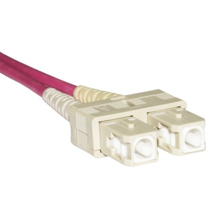 CAVO FIBRA OTTICA LC A SC MULTIMODE DUPLEX OM4 50/125 MT.1