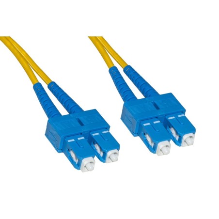 CAVO FIBRA OTTICA SC A SC SINGLEMODE DUPLEX 9/125 MT.5