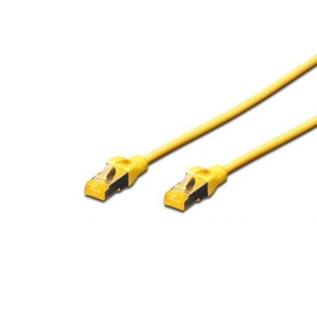 CAVO RETE S-FTP CAT.6A DOPPIA SCHERMATURA LSOH COLORE GIALLO MT. 2