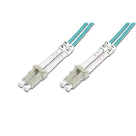 CAVO FIBRA OTTICA LC A LC MULTIMODE DUPLEX 50/125 MT.1 OM3