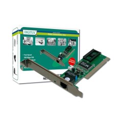 SCHEDA AGGIUNTIVA DI RETE PCI 10/100 RJ45 FUNZIONE WOL (WAKE ON LAN)