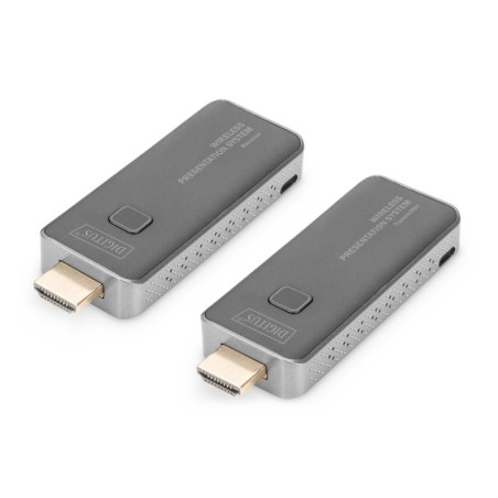 SET DISPOSITIVI WIRELESS HDMI PER PRESENTAZIONI TRASMETTITORE + RICEVITORE 50 MT FULL HD DIGITUS