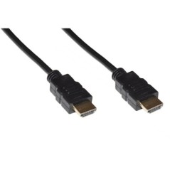 CAVO HDMI ®  4KX2K PER PC, NOTEBOOK, HDTV, ECC CONTATTI DORATI MT 1 COLORE NERO