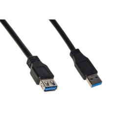 CAVO PROLUNGA USB 3.0 CONNETTORI A MASCHIO/FEMMINA IN RAME MT 0,5