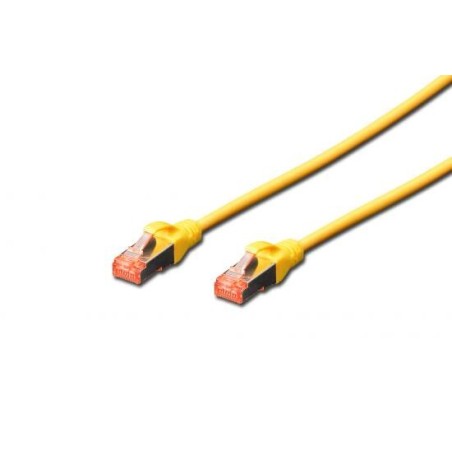 CAVO RETE S-FTP CAT.6 DOPPIA SCHERMATURA LS0H COLORE GIALLO MT. 10