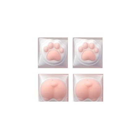 SET 4 TASTI 3D KEYCAPS ZAMPA DI GATTO