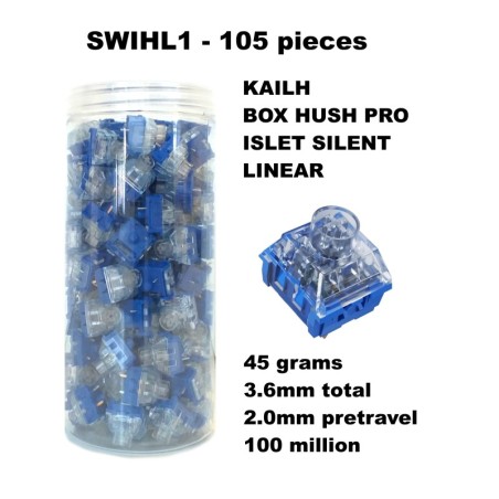 KIT 105 SOTTOTASTI KAILH BOX SILENT HUSH PRO ISLET LINEAR