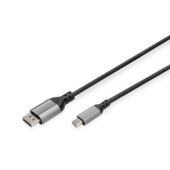 DIGITUS CAVO ADATTATORE DISPLAYPORT 8K, DA MINI DP A DP MT 2