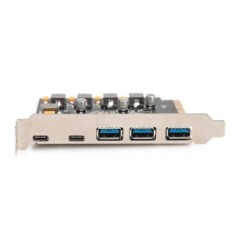 DIGITUS SCHEDA PCIE 2 USB-C + 3 USB A