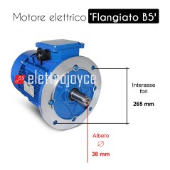 Motore elettrico trifase - JM 132MC Kw-15 2 Poli  2890 Giri 400/690 V