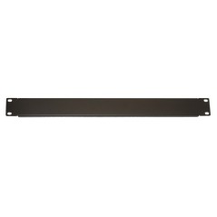 PANNELLO CIECO 1 UNITA' PER ARMADI RACK 19" NERO VITI INCLUSE