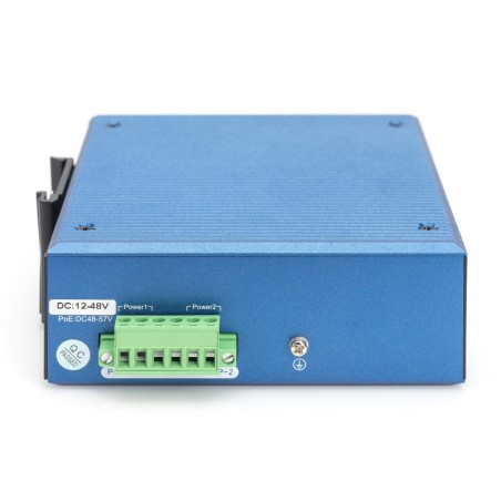 DIGITUS SWITCH INDUSTRIALE GIGABIT ETHERNET POE GESTITO A 8+2 PORTE L2