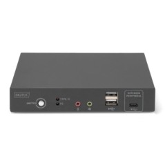 SWITCH KVM, 2 PORTE, 4K30HZ, USB-C/USB/HDMI IN, HDMI OUT, RETE