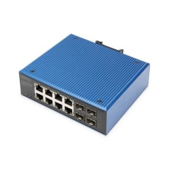 SWITCH GIGABIT ETHERNET INDUSTRIALE A 8+4 PORTE