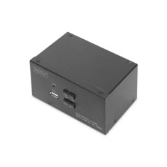 SWITCH KVM 2 PORTE 4K, DOPPIO SCHERMO HDMI ® USB