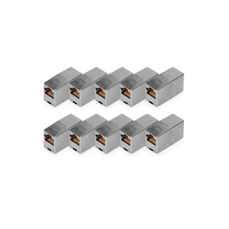 ACCOPPIAMENTO MODULARE RJ45 CAT 5E, CLASSE D - 10 PEZZI