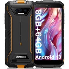 SMARTPHONE RUGGED BATTERIA 6300 MHA, ANDROID 13 ,MEMORIA 64 GB, CAMERA 8MP, NFC