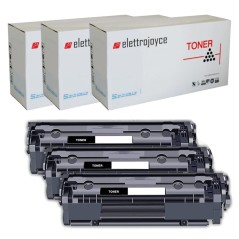 KIT 3 TONER COMPATIBILI CE505A HP P2055 P2055d P2055dn P2035 P2050