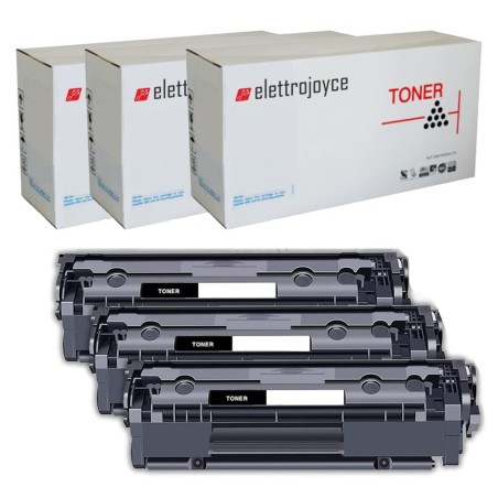 KIT 3 TONER COMPATIBILI CE505A HP P2055 P2055d P2055dn P2035 P2050