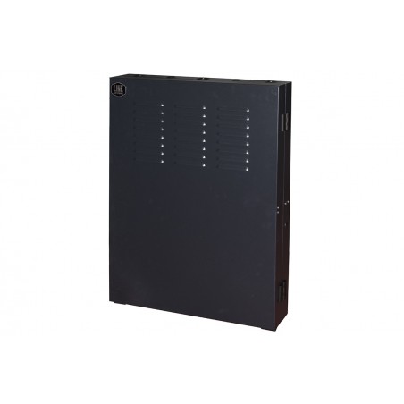 ARMADIO RACK 19" DA MURO VERTICALE 2U MISURE MM 650X730X115 COLORE NERO PER SERVER PROFONDI FINO A 58 CM