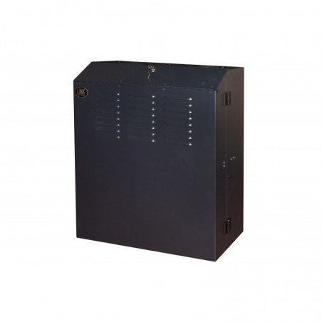 ARMADIO RACK 19" DA MURO VERTICALE 5U MISURE MM 650X730X248 COLORE NERO PER SERVER PROFONDI FINO A 58 CM, CON MONTANTI R