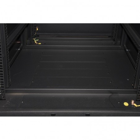 ARMADIO RACK 19" 42U (A)2055, (L)600, (P)800 COLORE NERO PORTA TRAFORATA